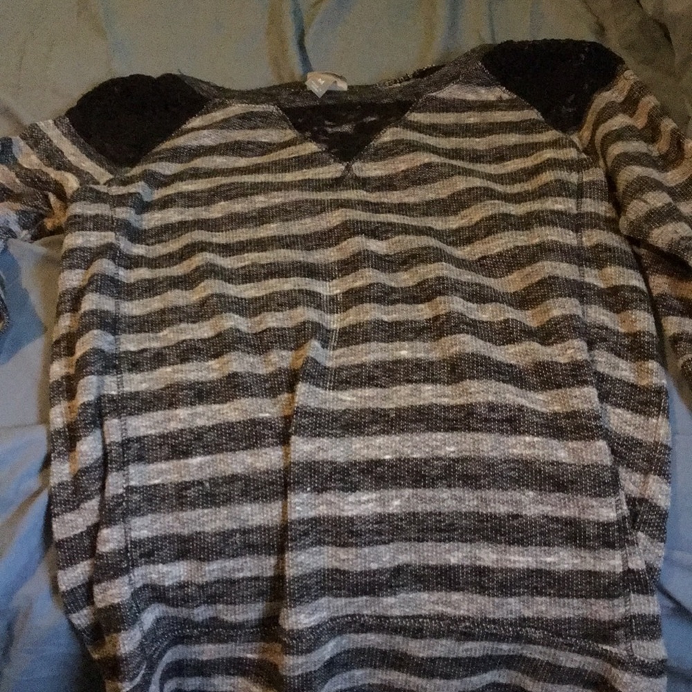 Black and grey long sleeve